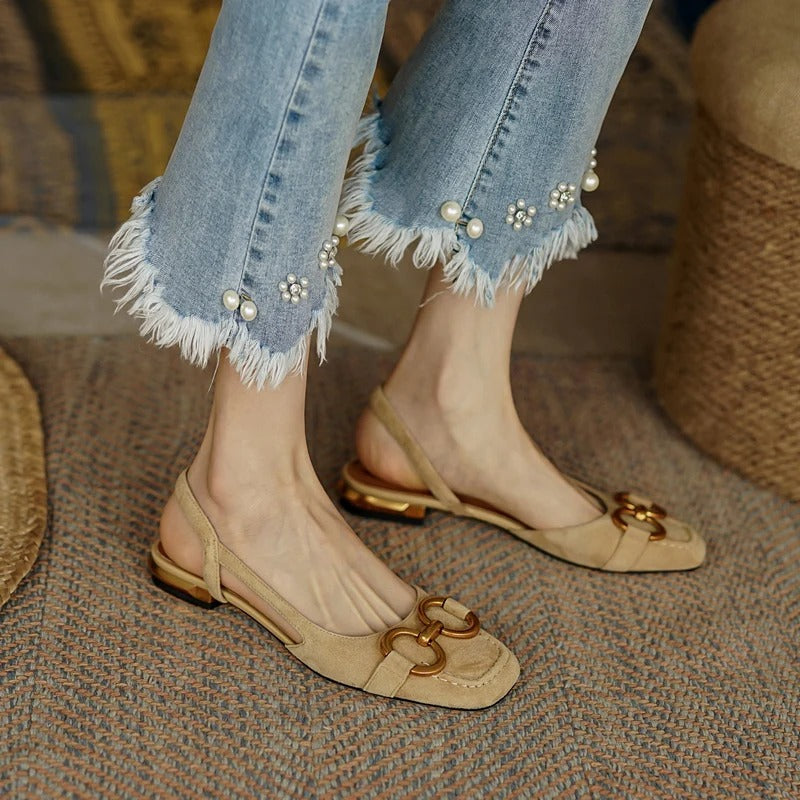 Women's - Elegant Vintage Sandals - Comfortable and Stylish Footwear for Every Occasion