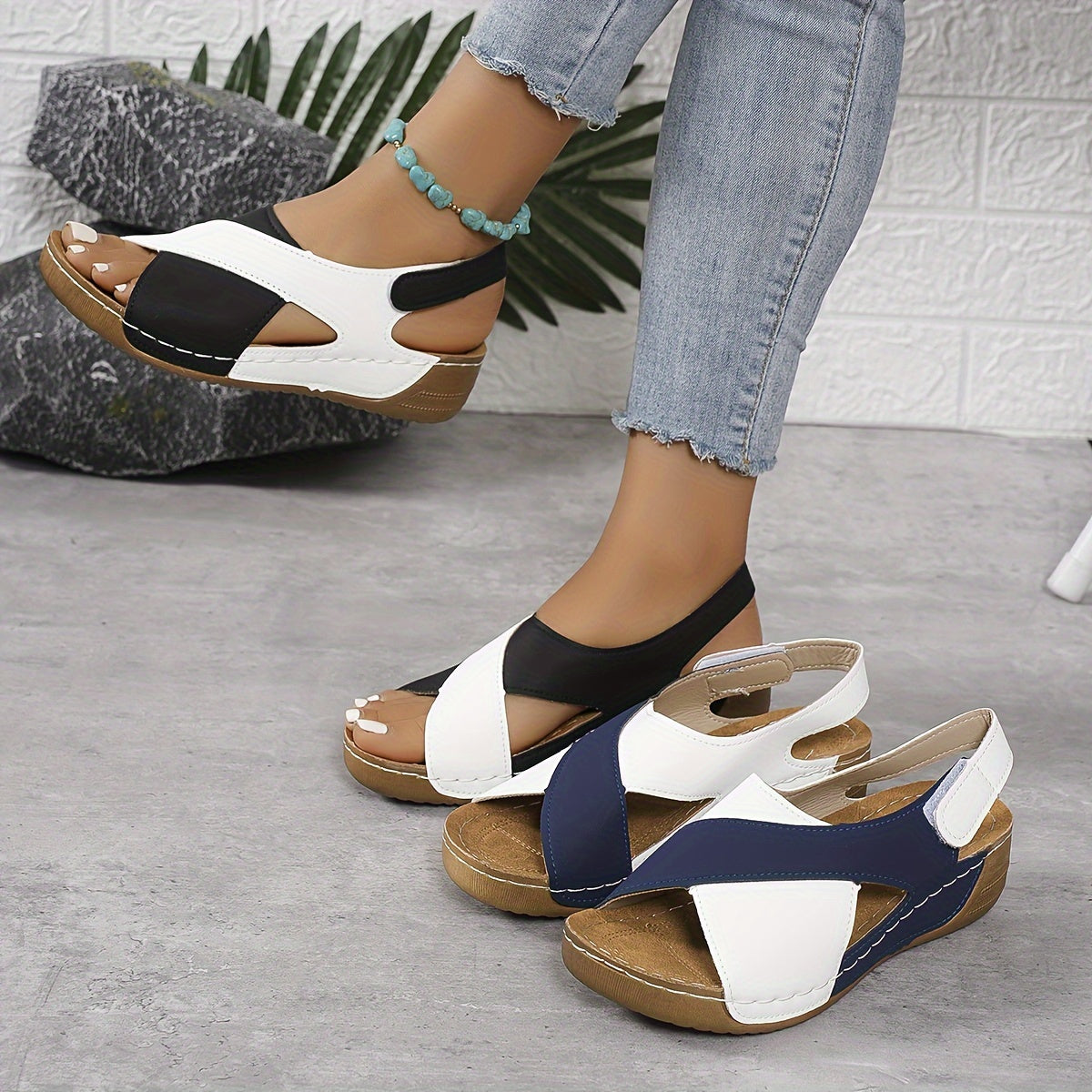 Women's Leather Orthopedic Sandals | Comfortable Everyday Shoes