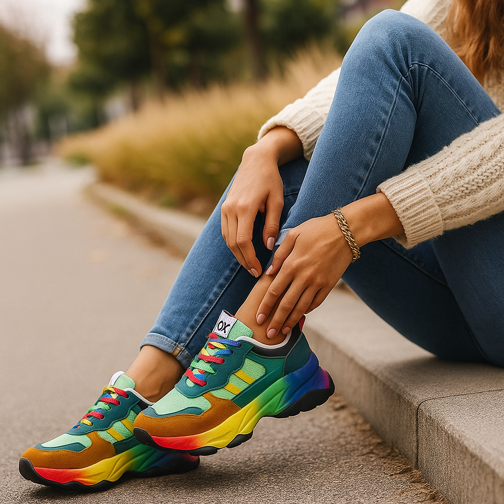 Women's training shoes breathable high support