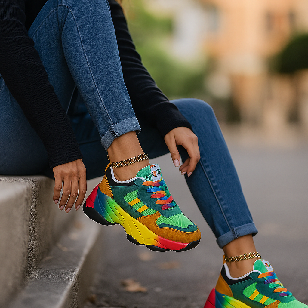 Women's training shoes breathable high support