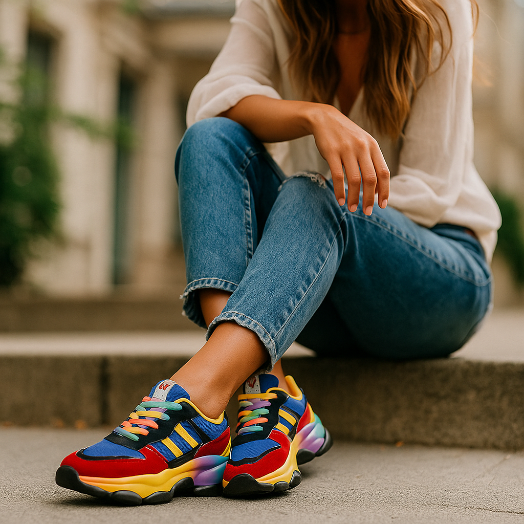 Women's training shoes breathable high support