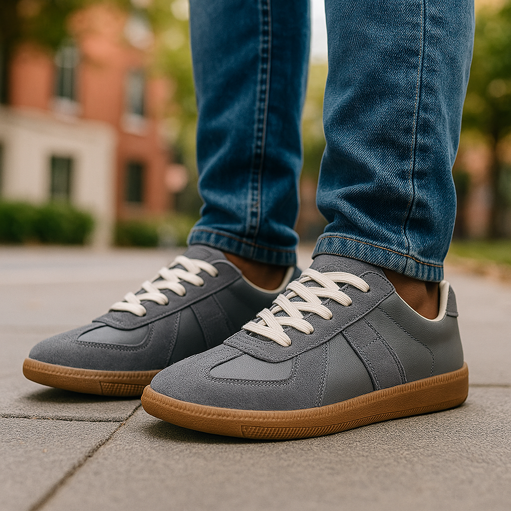 Men's sneakers thick-soled retro style
