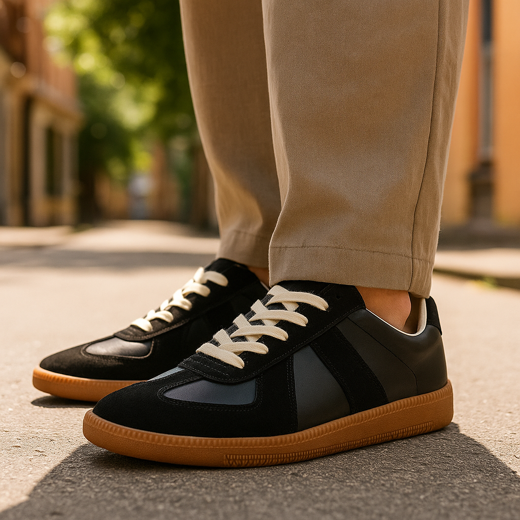 Men's sneakers thick-soled retro style