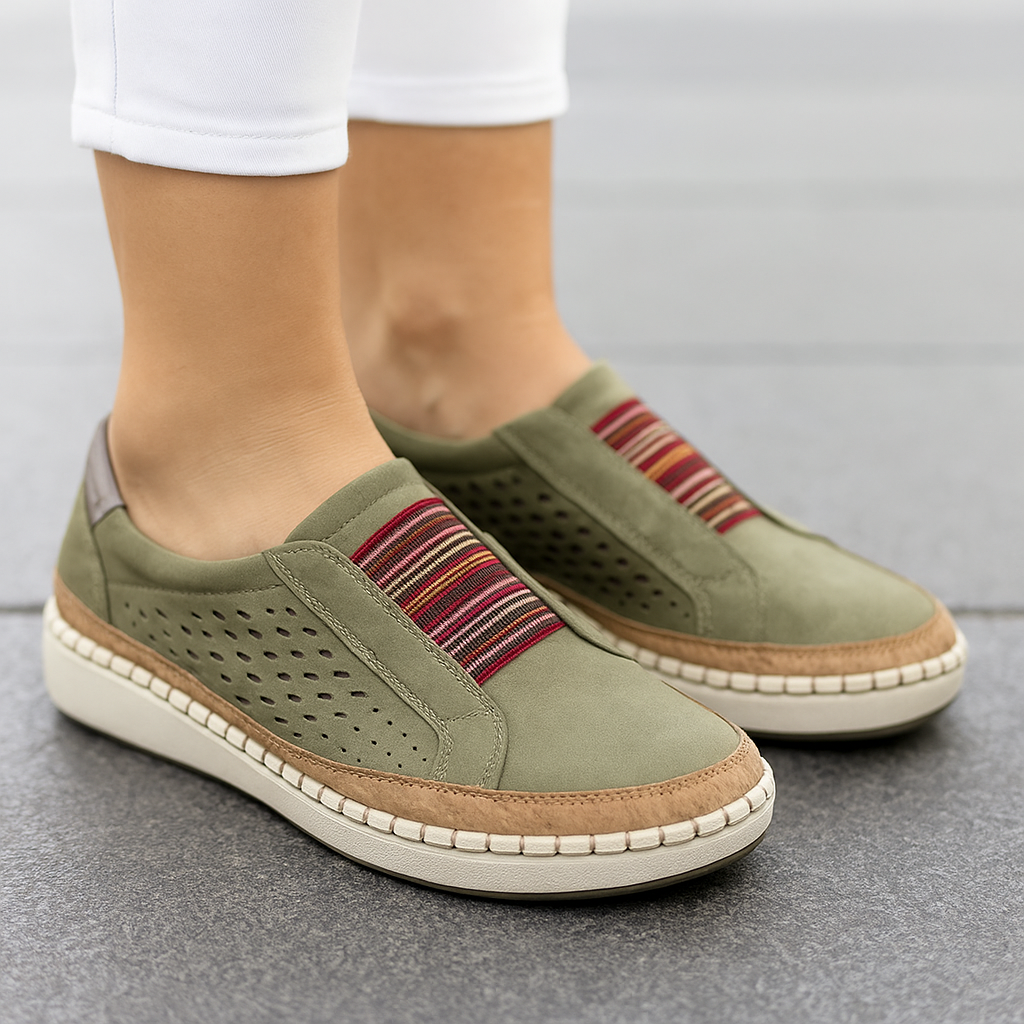 Women's Orthopedic Moccasins - Comfort - Modern Style - Supportive Sole - Padding