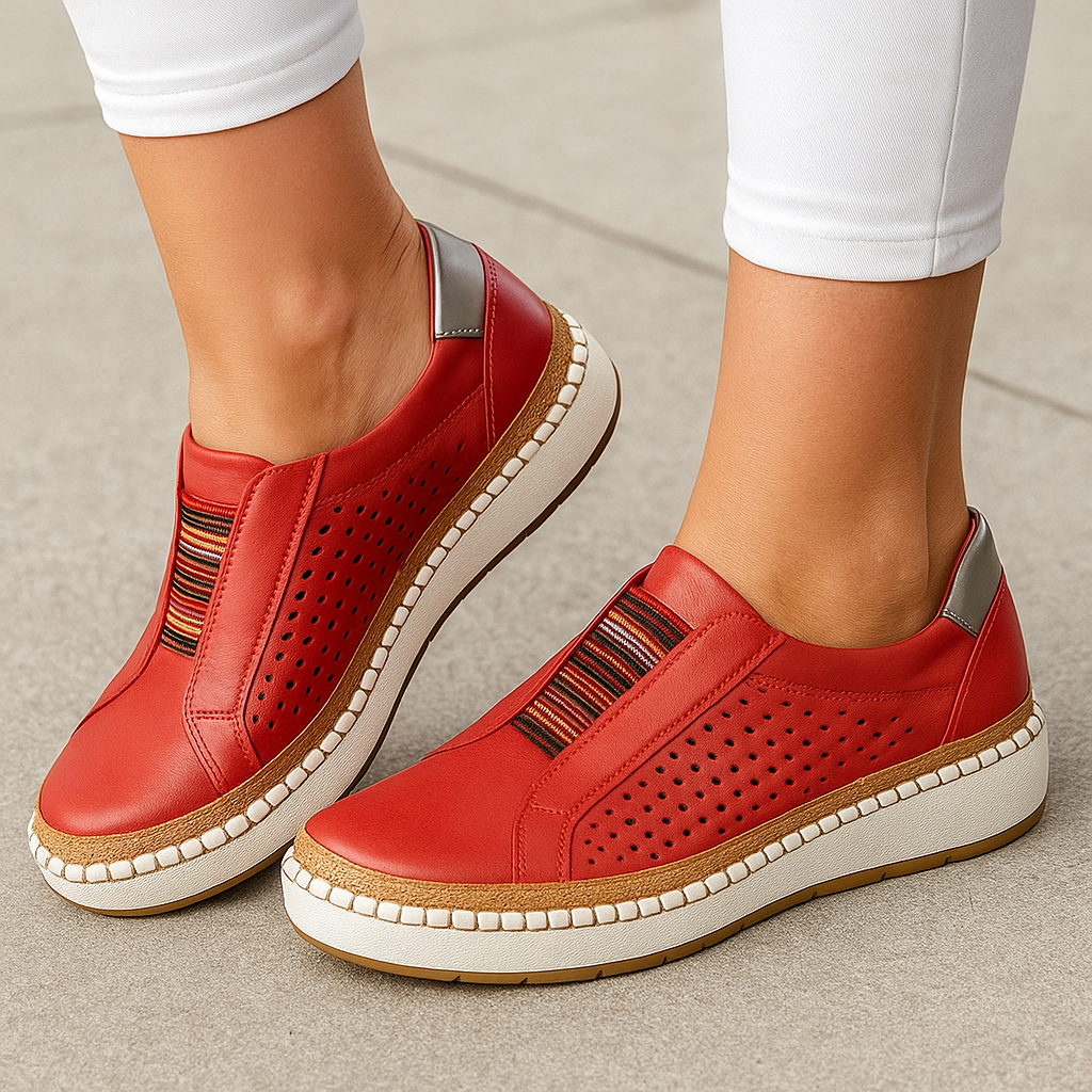 Women's Orthopedic Moccasins - Comfort - Modern Style - Supportive Sole - Padding