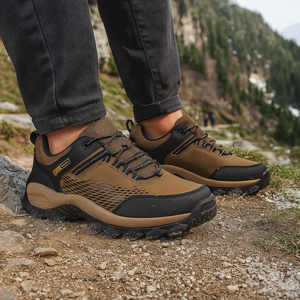 Men's Hiking Boots - Barefoot Style - Lace-Up - Lightweight - Durable