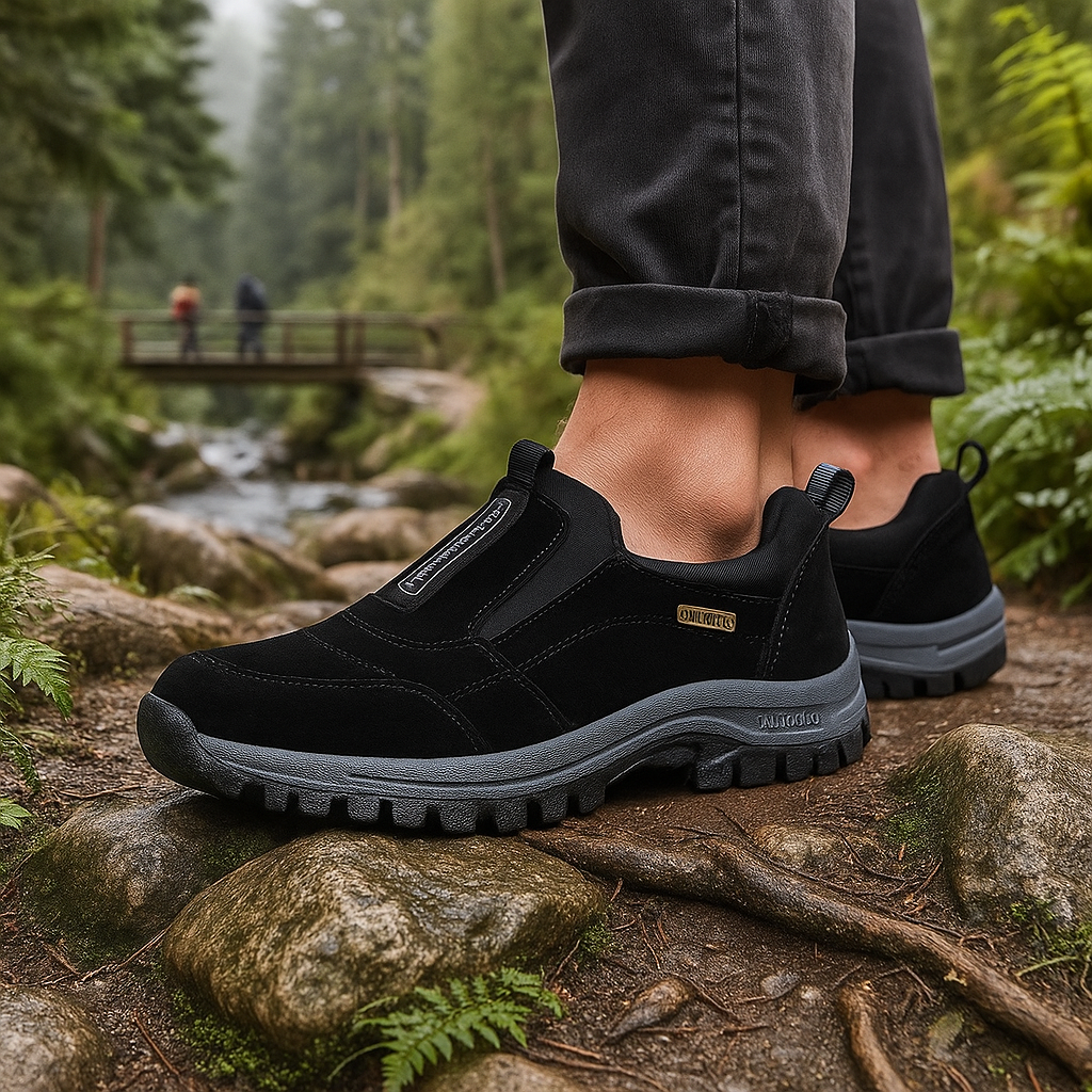 Men's Hiking Boots - Lightweight Sole - Anti-Slip