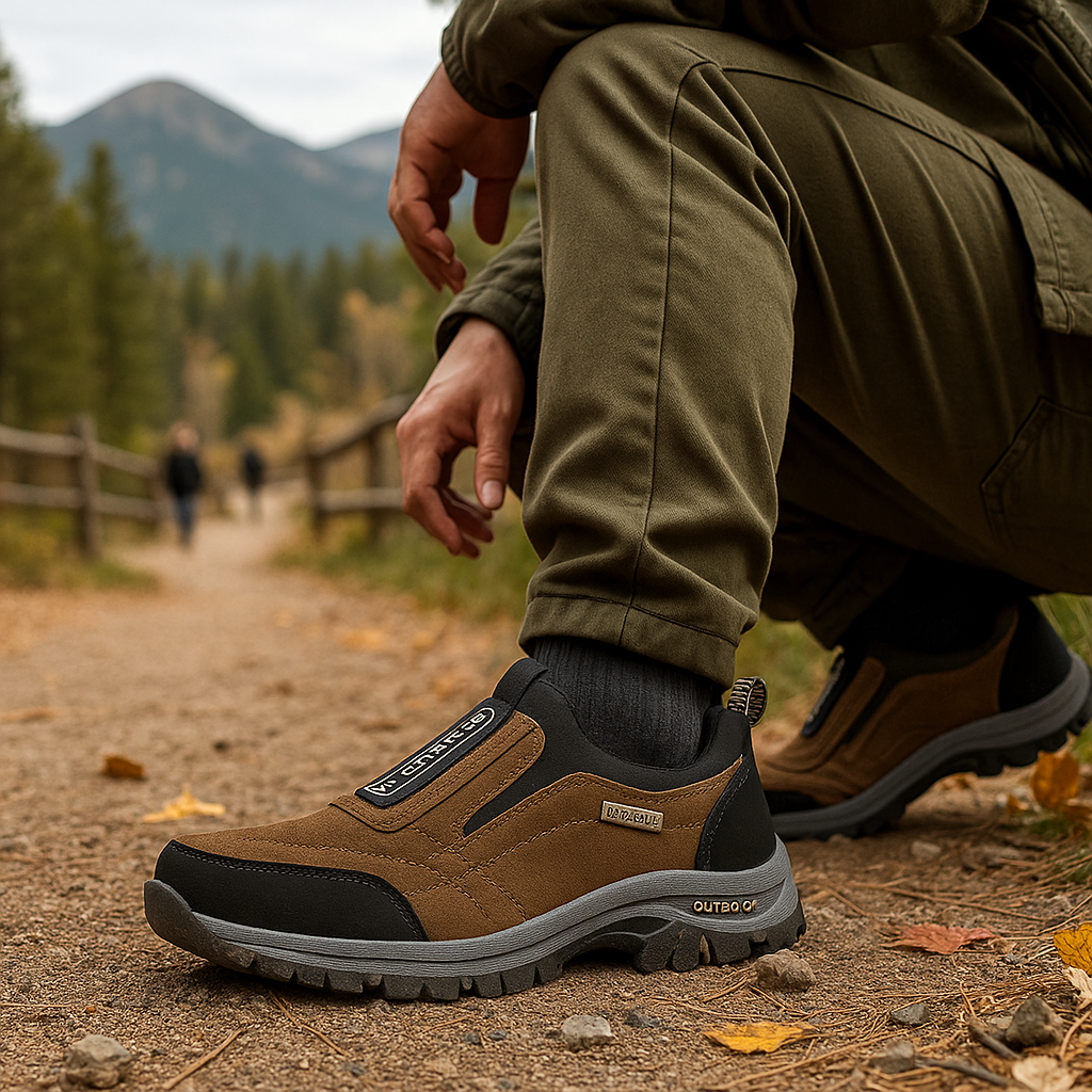 Men's Hiking Boots - Lightweight Sole - Anti-Slip