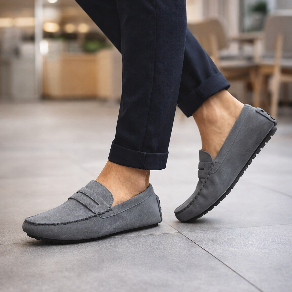 Men's Loafers Italian Style Leather Comfortable