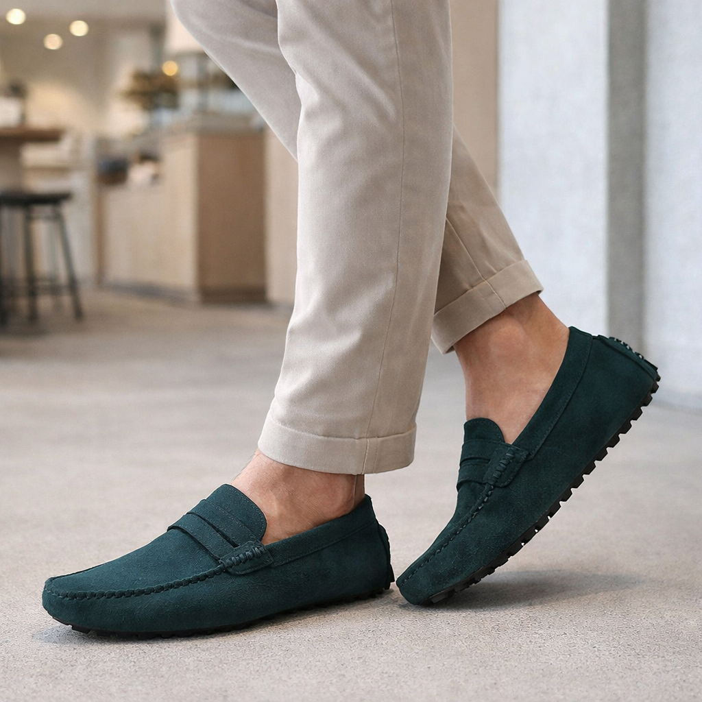 Men's Loafers Italian Style Leather Comfortable
