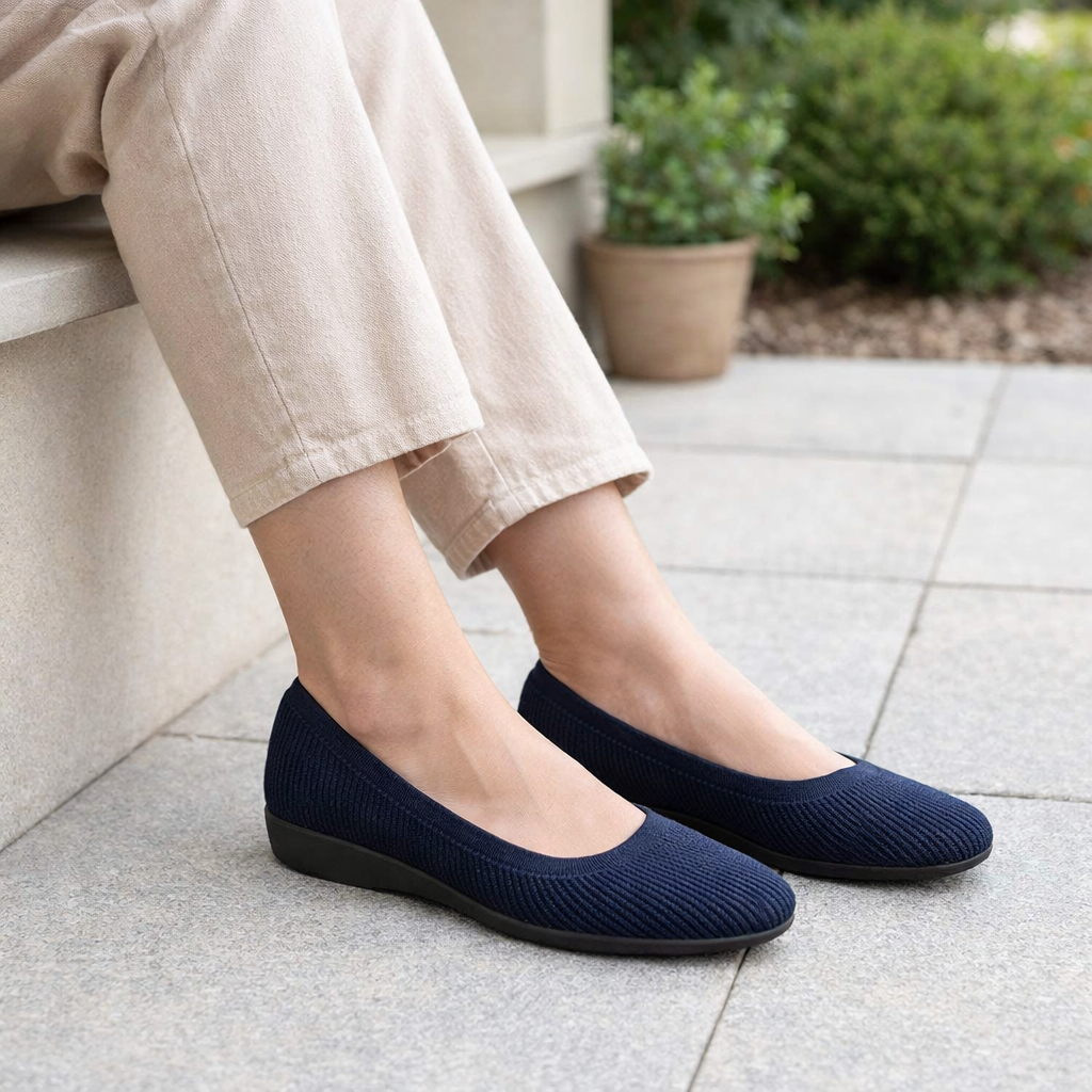 Women's ballet slippers orthopedic EVA foam slip-on