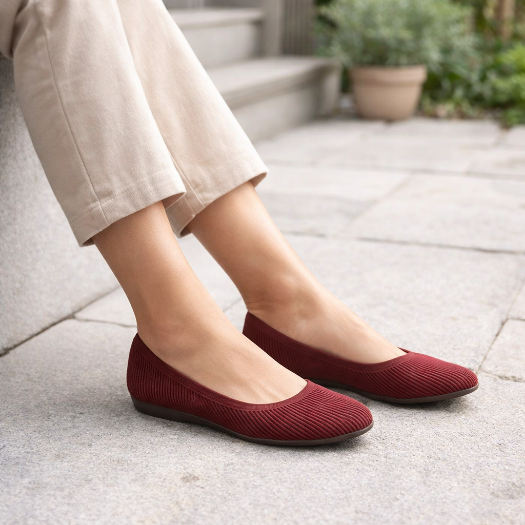 Women's ballet slippers orthopedic EVA foam slip-on