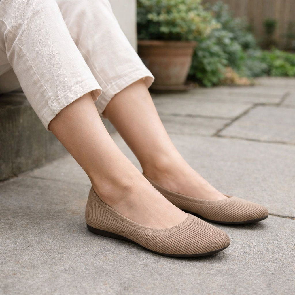 Women's ballet slippers orthopedic EVA foam slip-on