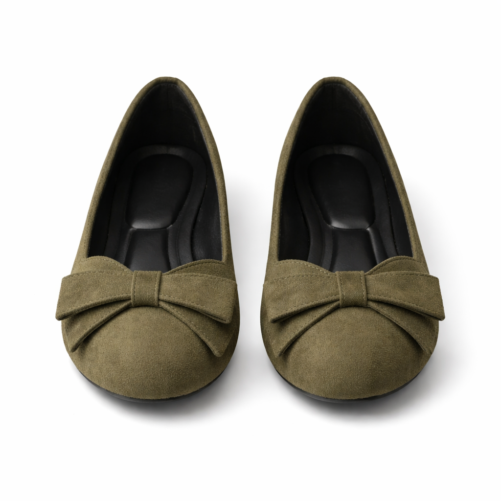 Women's ballet shoes orthopedic with arch support and cushioning