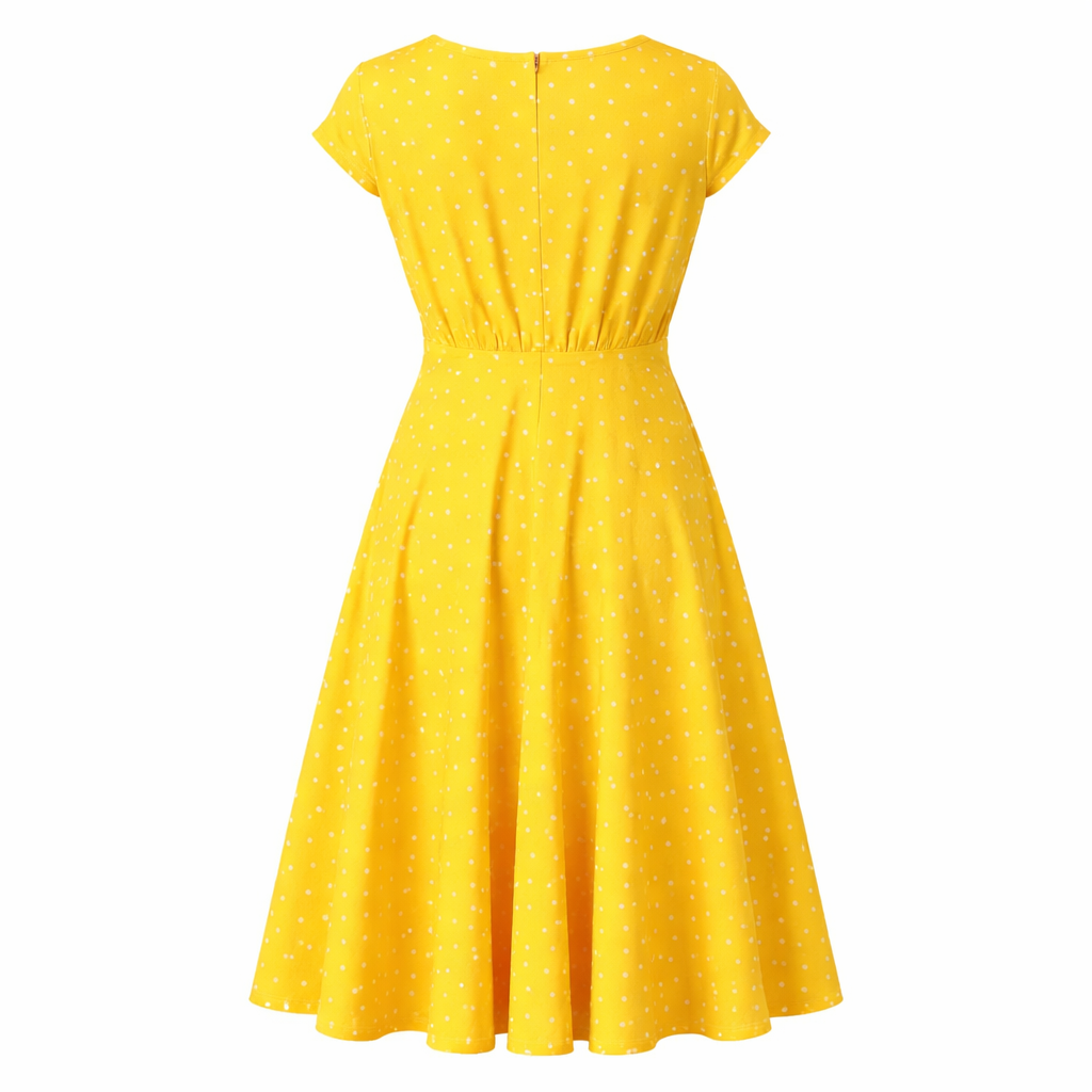 Polka Dot Dress | Vintage Women's Summer Dress | Lightweight