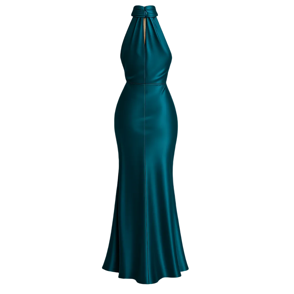 Midi dress | Draped design | Ideal for special occasions