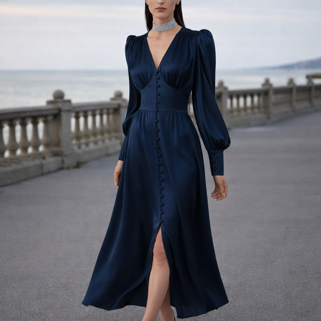 Silk Dress | Refined Style | Golden Fit