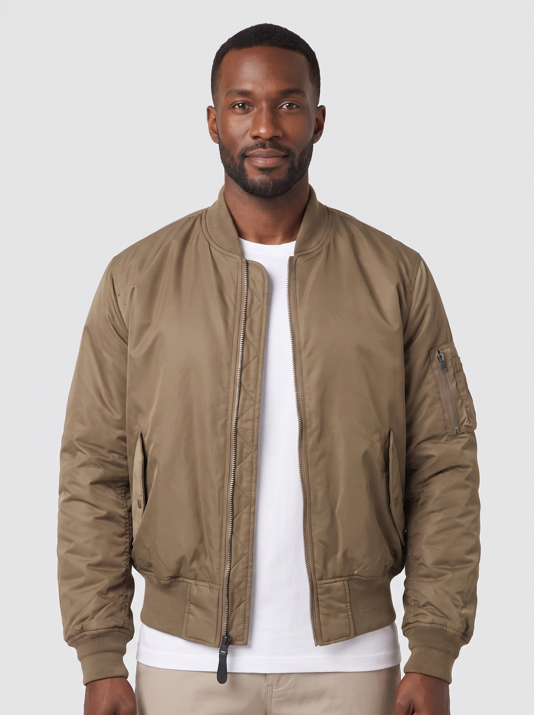 Wynne | Men's Bomber Jacket | Padded Lining, Length Sleeves
