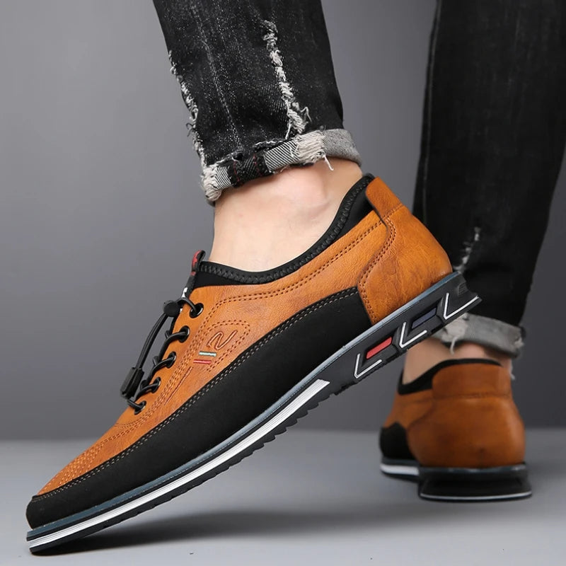 Men's lace-up shoes flexible lightweight everyday shoes