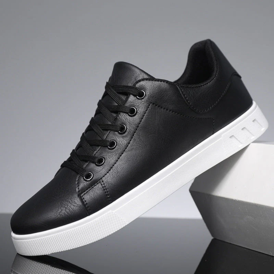 Men's leather shoes ergonomic sole