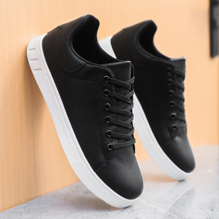 Men's leather shoes ergonomic sole