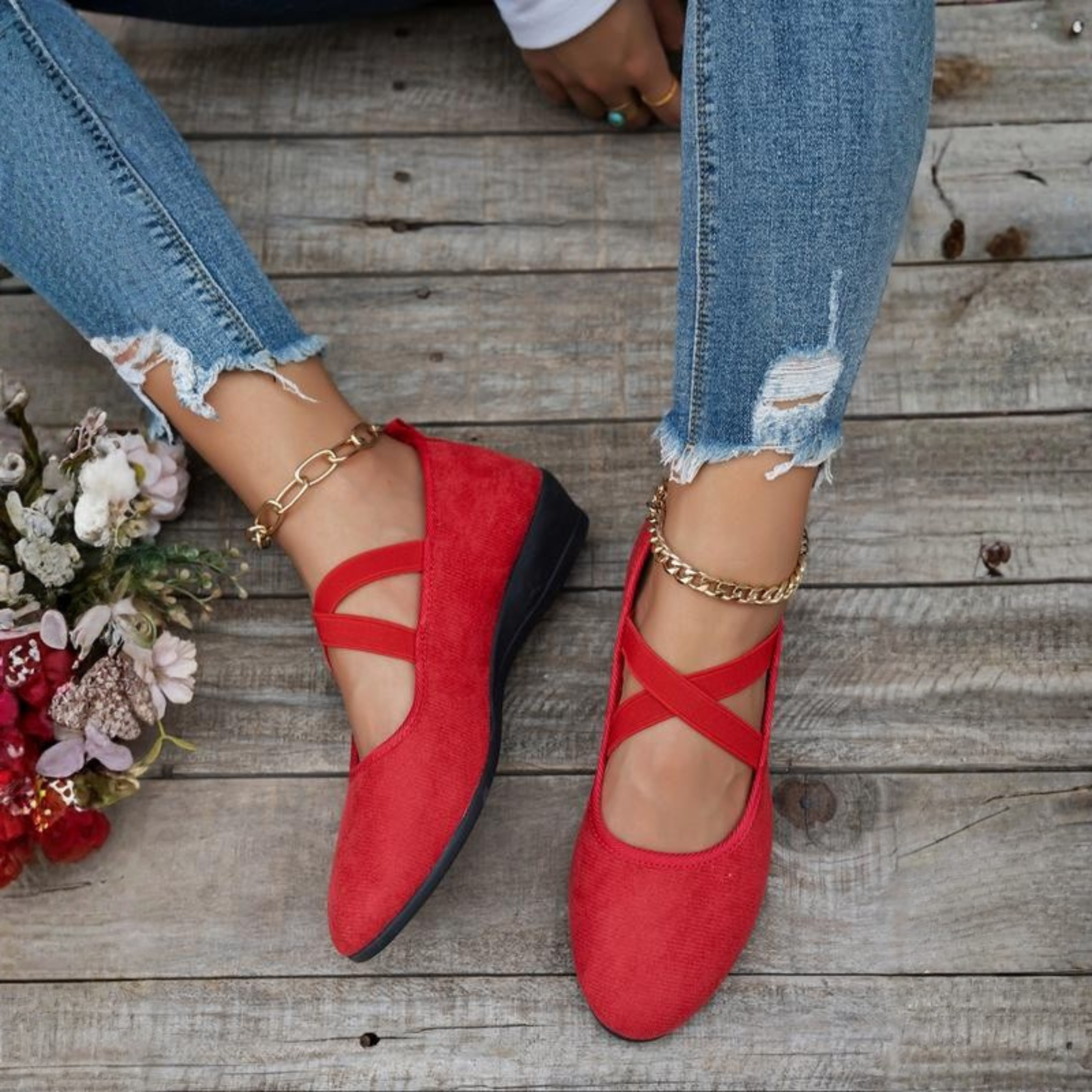 Women's Closed Wedge Ballerinas | Comfortable Fit for Daily Wear