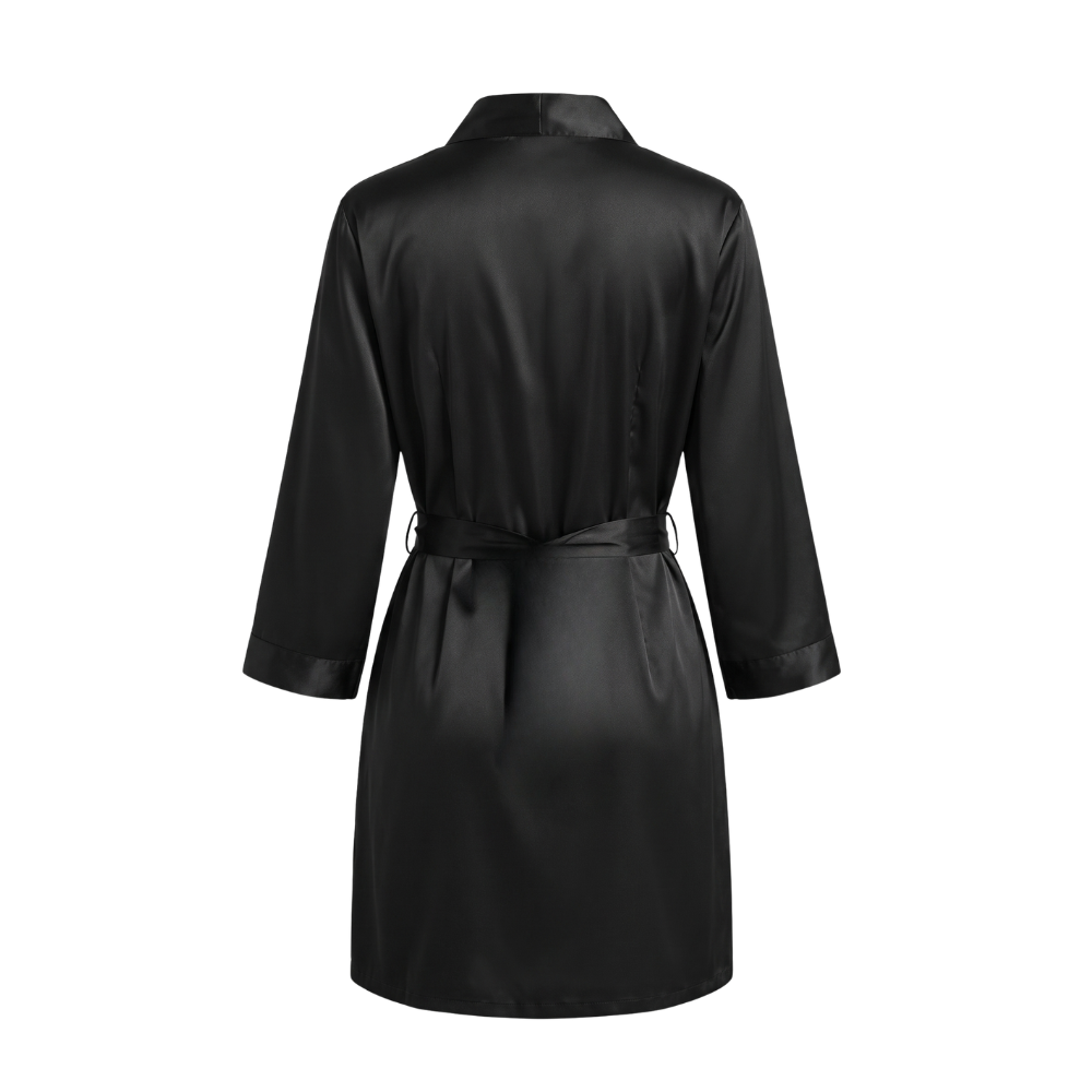 Silk blouse | Noémie | Soft fabric, ribbon tie