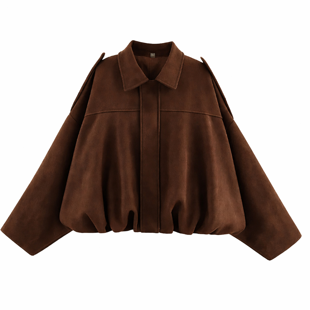 Bombertakki | Women's Oversized | Khaki, Cream, Brown