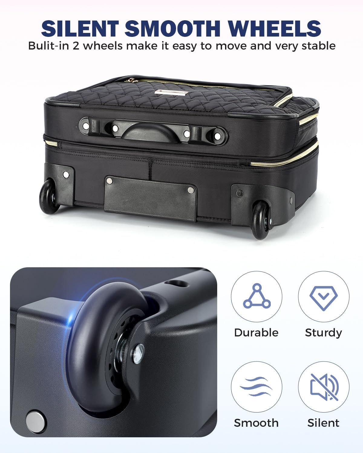 Laptop suitcase | 15.6 inches, waterproof, airplane approved