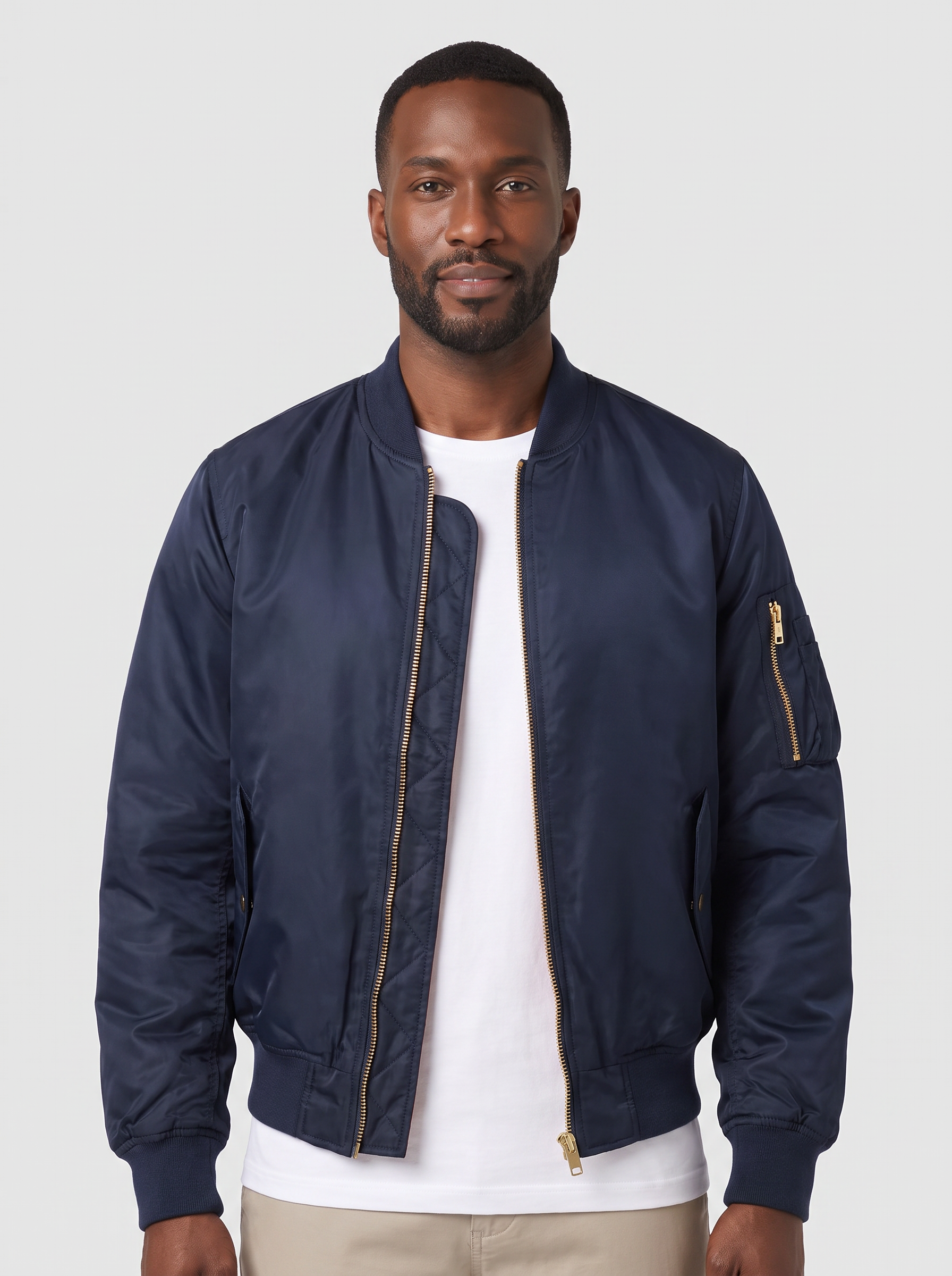 Wynne | Men's Bomber Jacket | Padded Lining, Length Sleeves