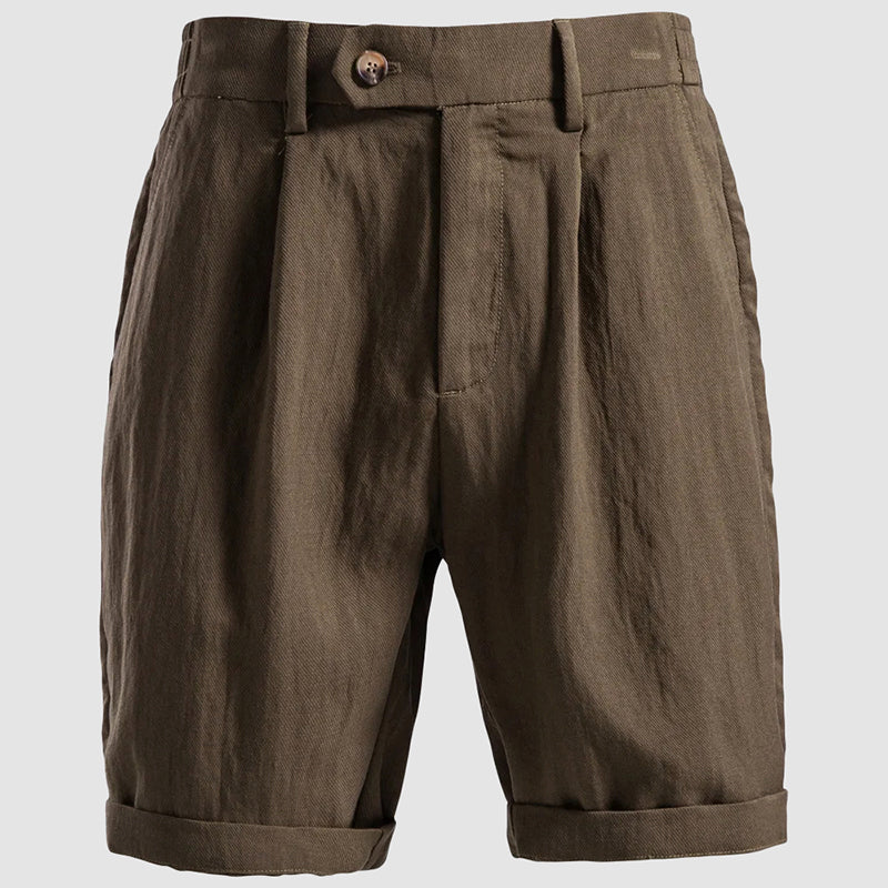 Men's shorts | Lyocell-blended, pleated front