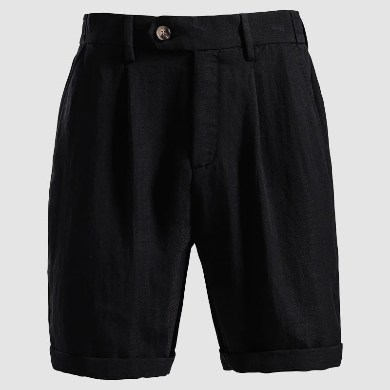 Men's shorts | Lyocell-blended, pleated front