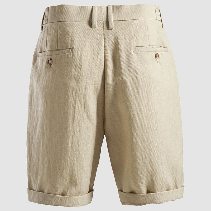 Men's shorts | Lyocell-blended, pleated front
