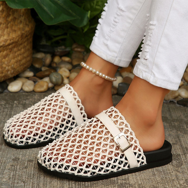 Women's Sandals | Woven Mesh, Buckle