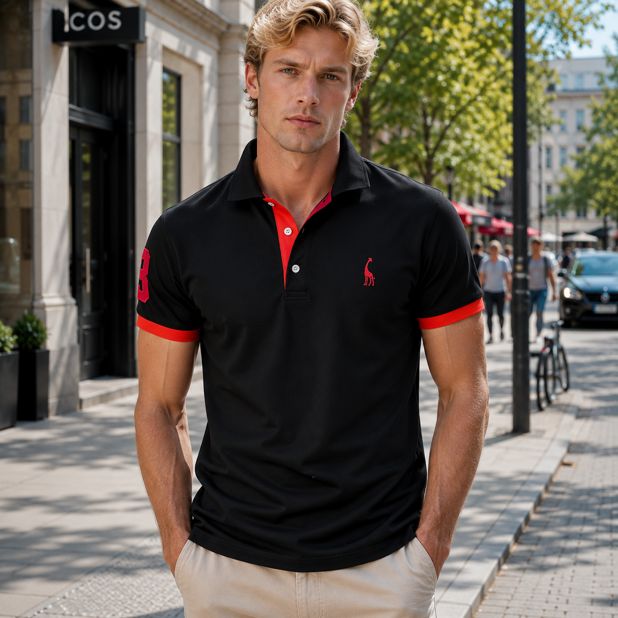 Men’s Polo Shirt Classic Comfortable Cotton