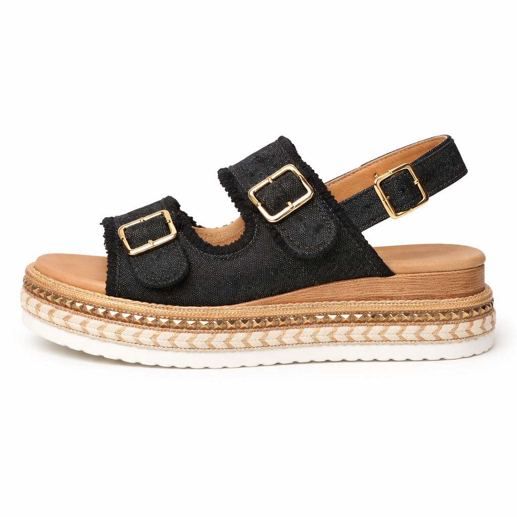 Denim Shoes Flat Sole | Comfortable Casual Rubber Sole Shoes