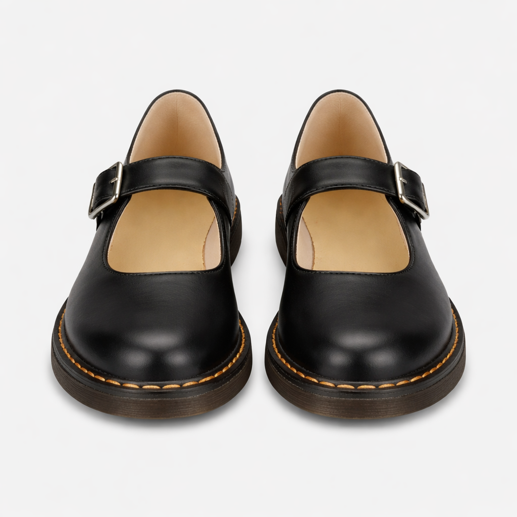 Women's Mary Jane shoes | Round toe, loop strap | Comfortable sole