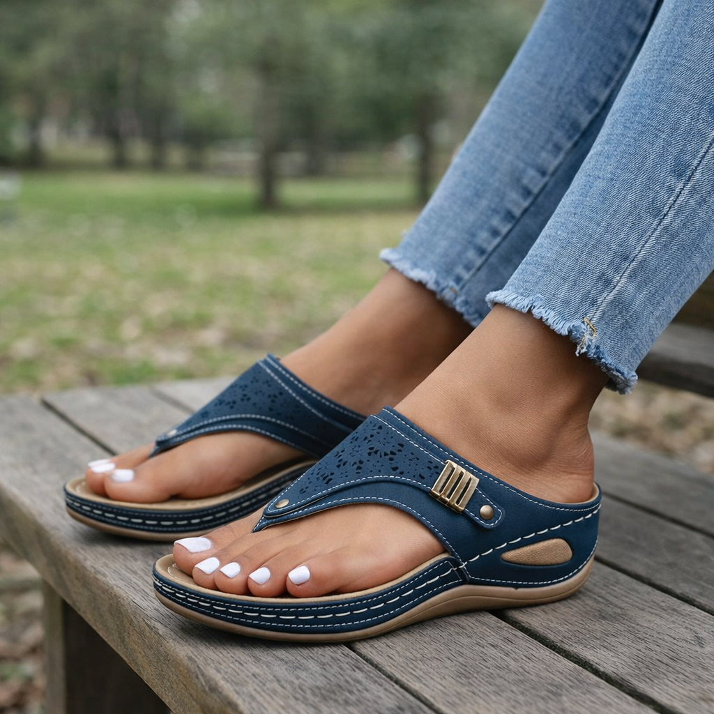 Women's Orthopedic Wedge Sandals | Ergonomic Support, Elegant Design