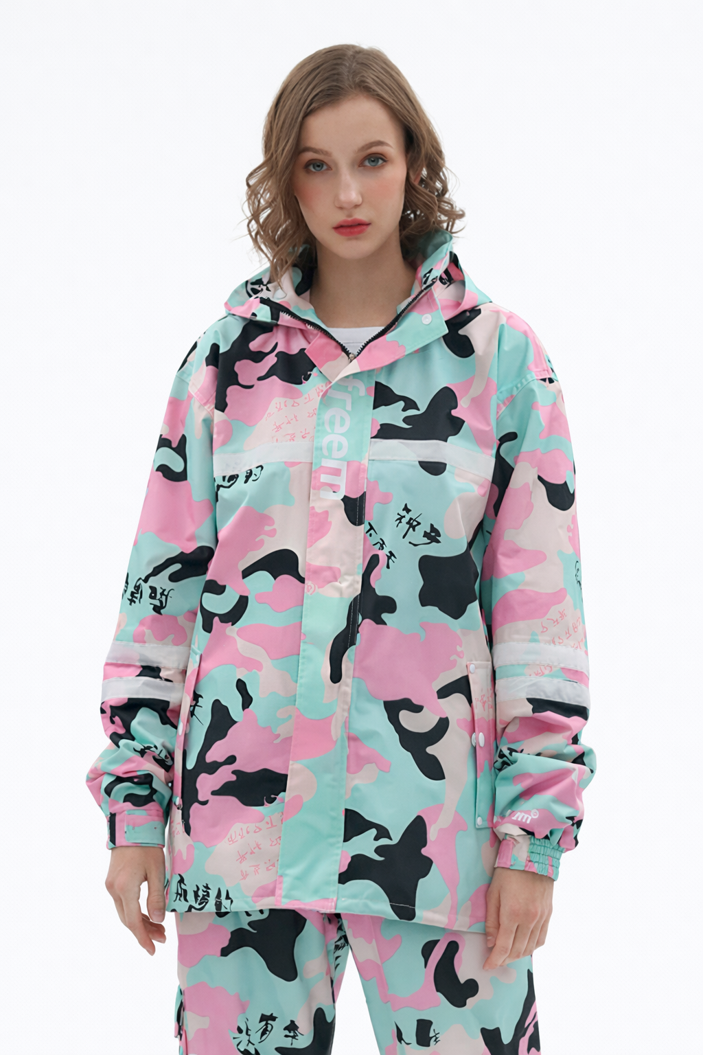 Women's Waterproof Rain Set with Hood – Rain Jacket and Rain Pants | Blossom