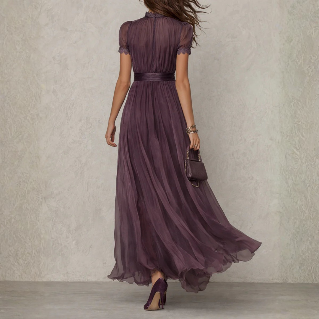 Maxi Dresses | Elegant Lace, Chiffon Dress | Festive Long Dress