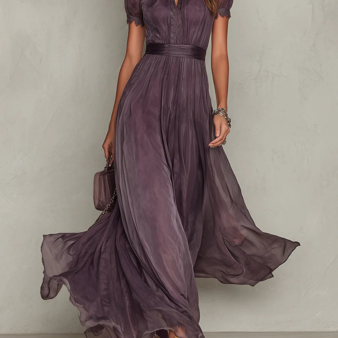 Maxi Dresses | Elegant Lace, Chiffon Dress | Festive Long Dress