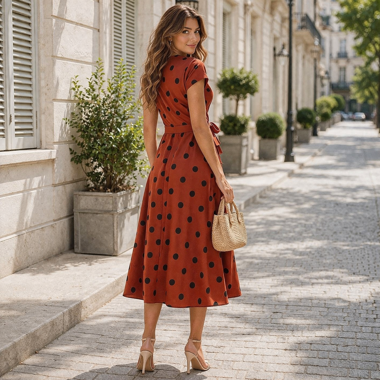 Polka Dot Dress | Versatile Summer Dress | Stylish Shapes