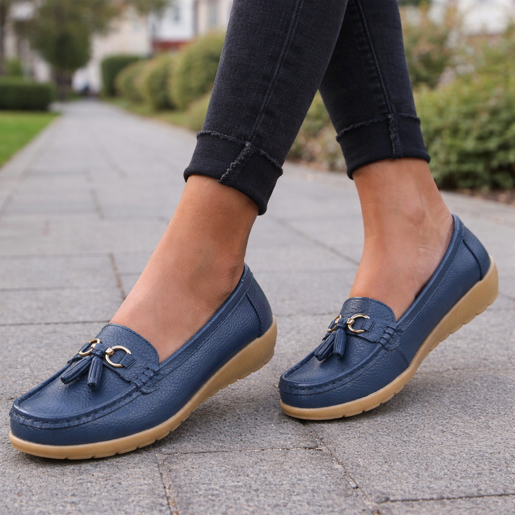 Women's Loafers | Ergonomic Comfort | Slip-On Casual Walking Shoes