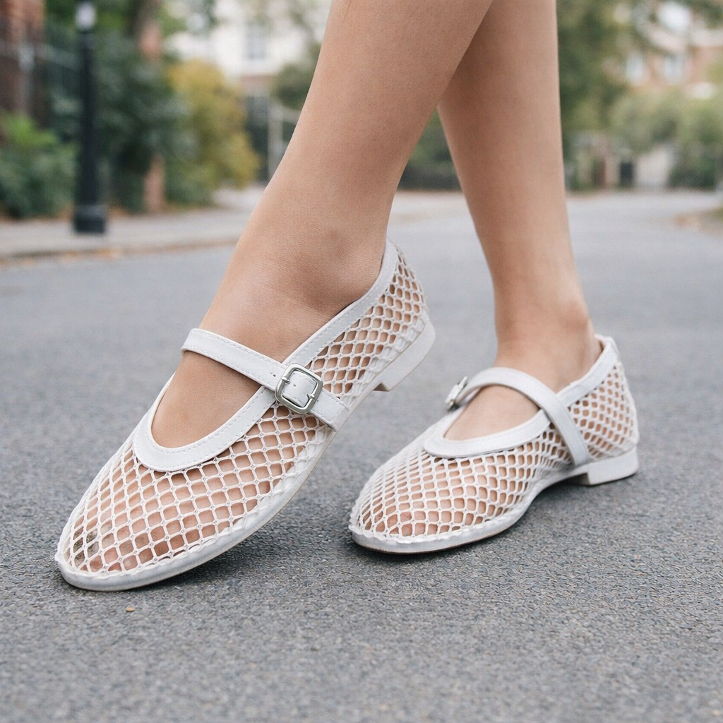 Women's ballet dancers | Breathable mesh | Slip-on comfort
