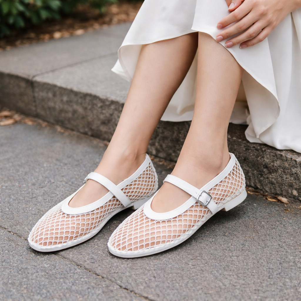 Women's ballet dancers | Breathable mesh | Slip-on comfort