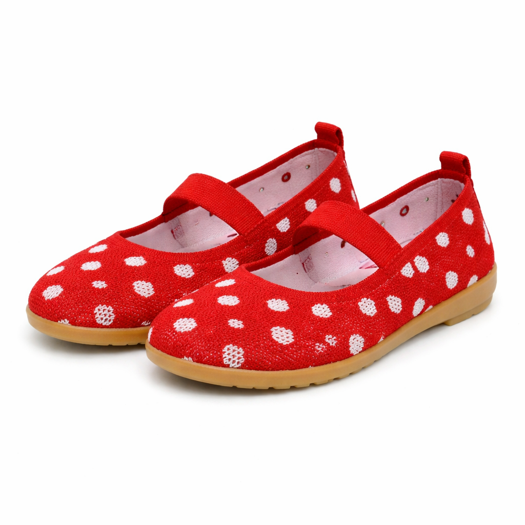 Women's Mary Jane ballet shoes | Polka dot | Stylish casual style