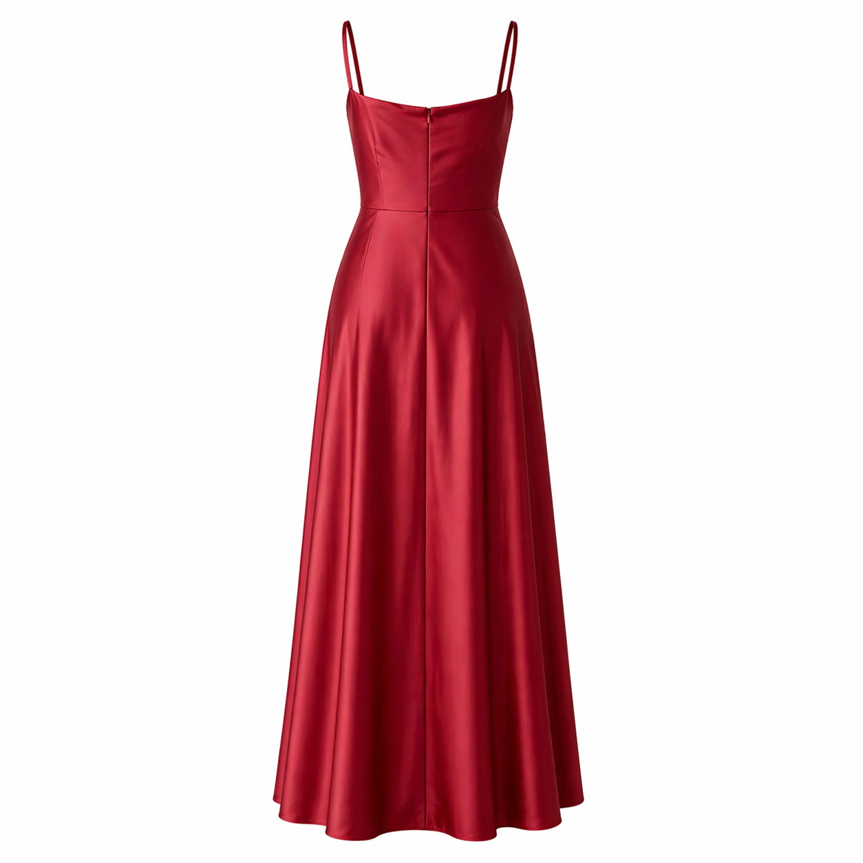 Maxi dress | Elegant silk | High slit, long evening coat