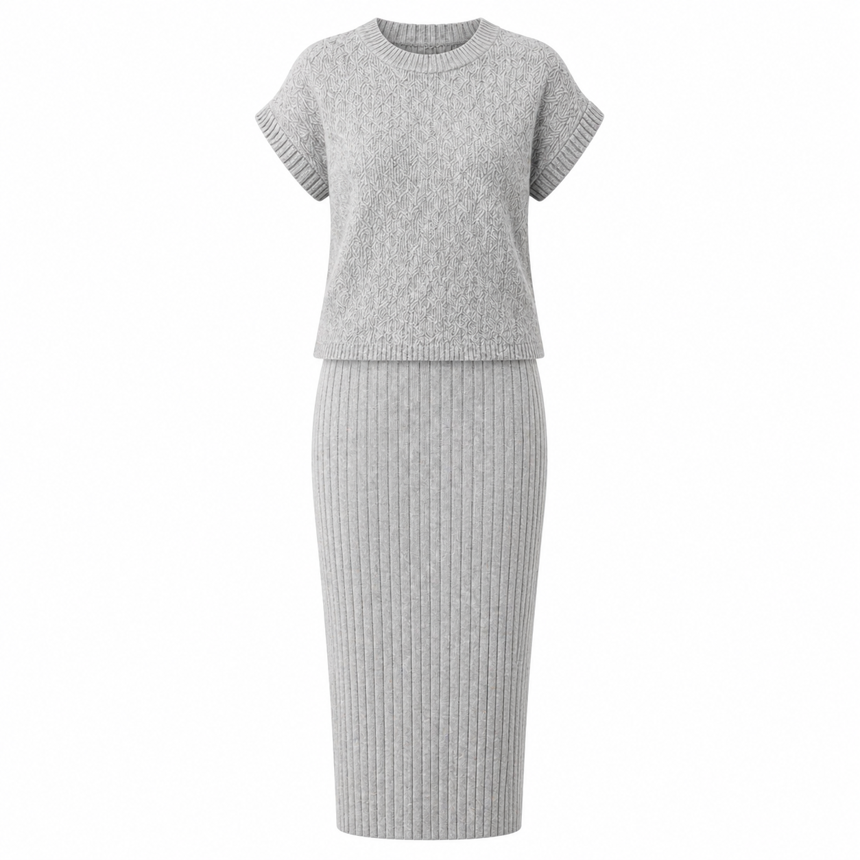 Knit Sweater Midi Set | Casual Elegance | Modern Comfort