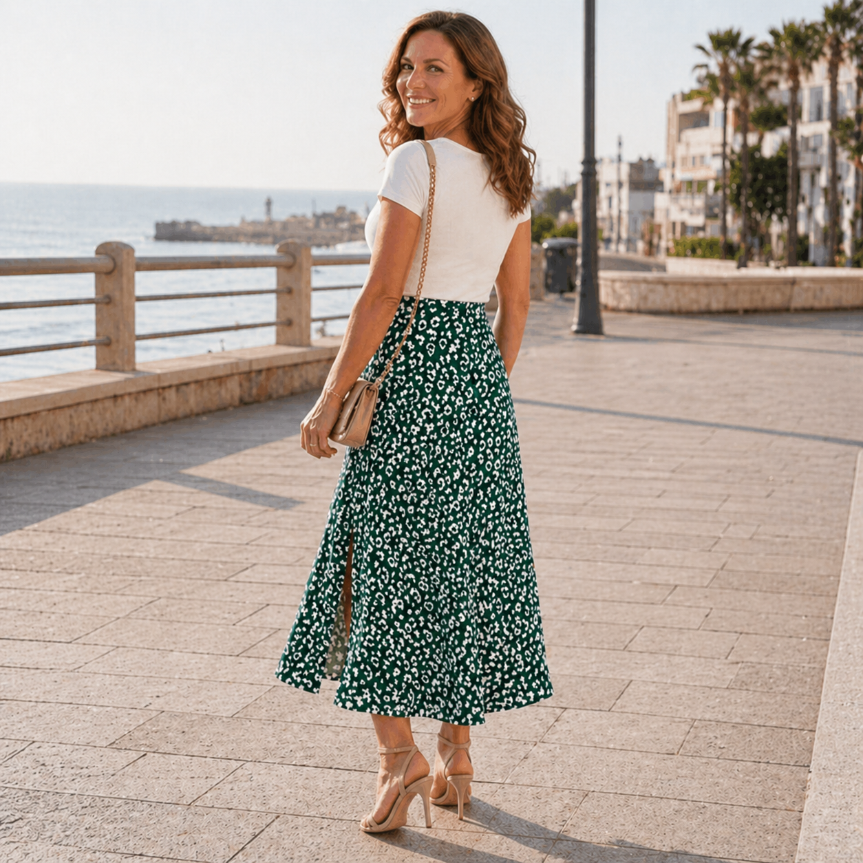 Maxi Skirt | Unique Leopard Print | High Waist
