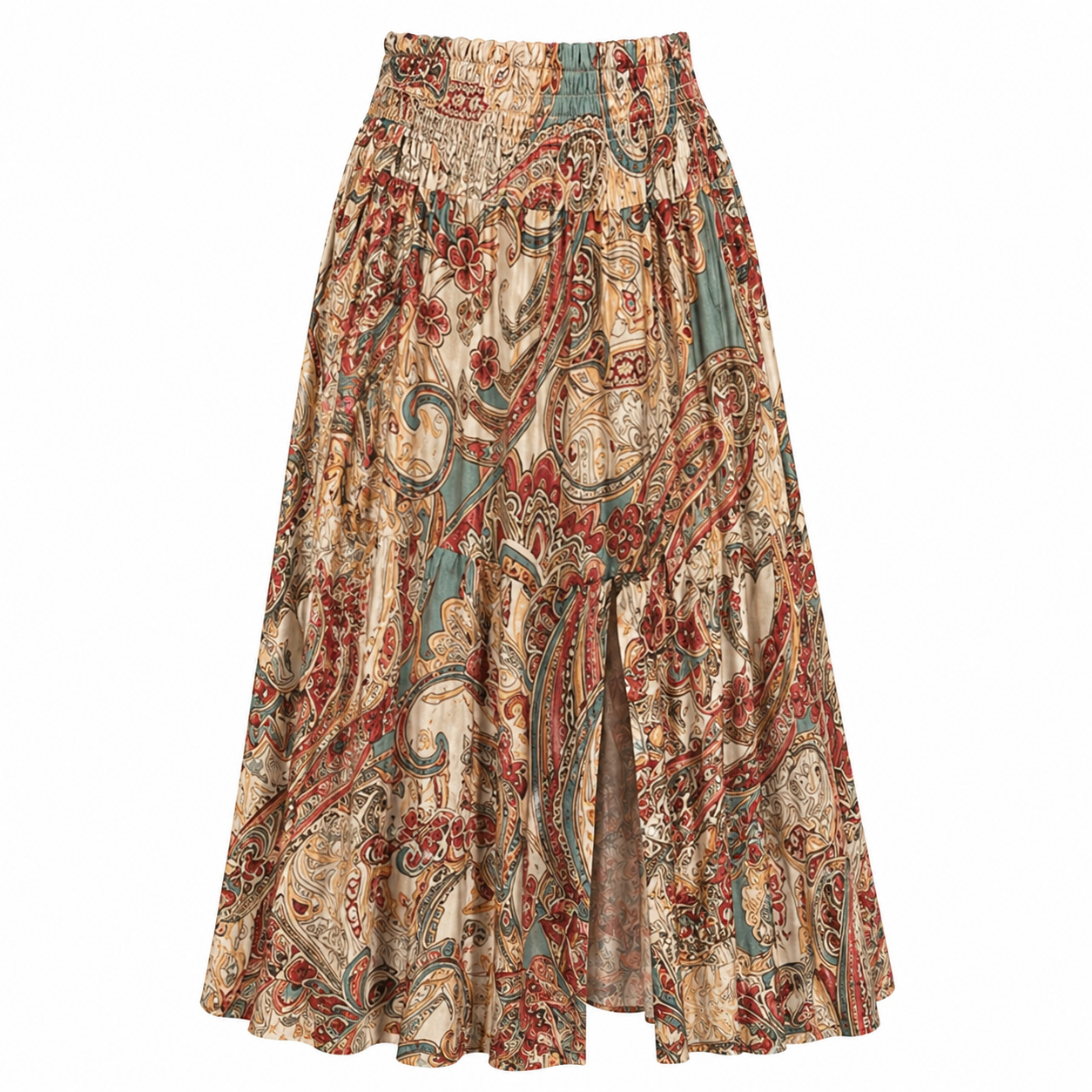 Maxi Skirt | Long Cotton Pattern | Comfortable Fit